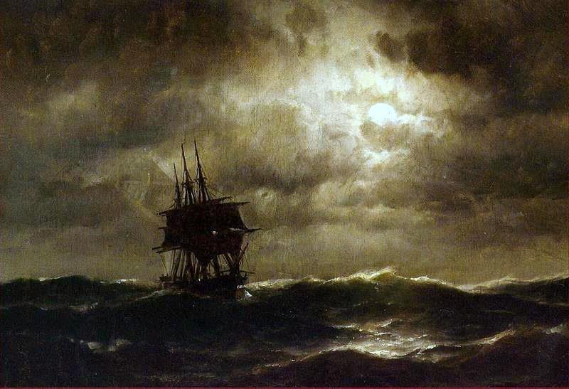 Eduardo de Martino Veleiro em alto mar Sweden oil painting art